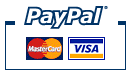 Credit or debit card through PayPal