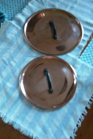 Copper lids to fit your pots pans