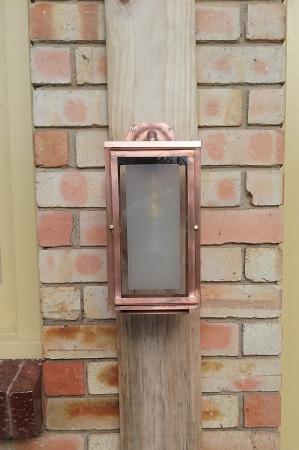 High St  Wall Light, top bracket