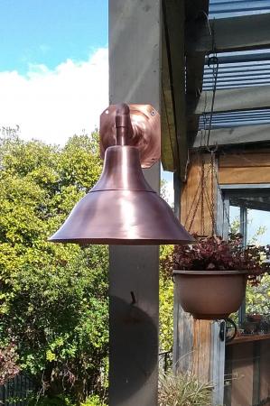 Copper Wall Light