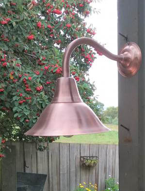 Barn Wall Light Goose Neck Bracket